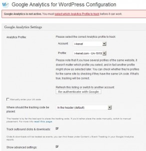  Google-Analytics for WordPress